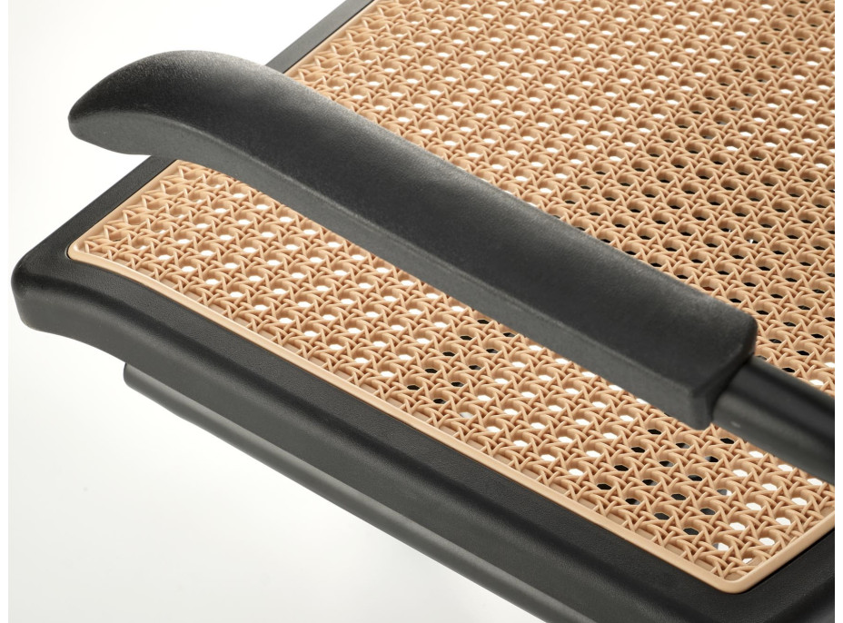 Kancelárska stolička INCAS - hnedá / čierna