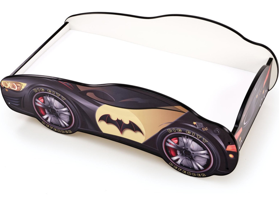 Detská autoposteľ BATCAR 140x70 cm