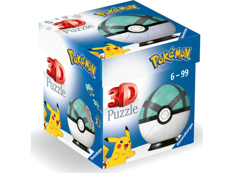 RAVENSBURGER 3D Puzzleball Pokémon: Net Ball 54 dielikov
