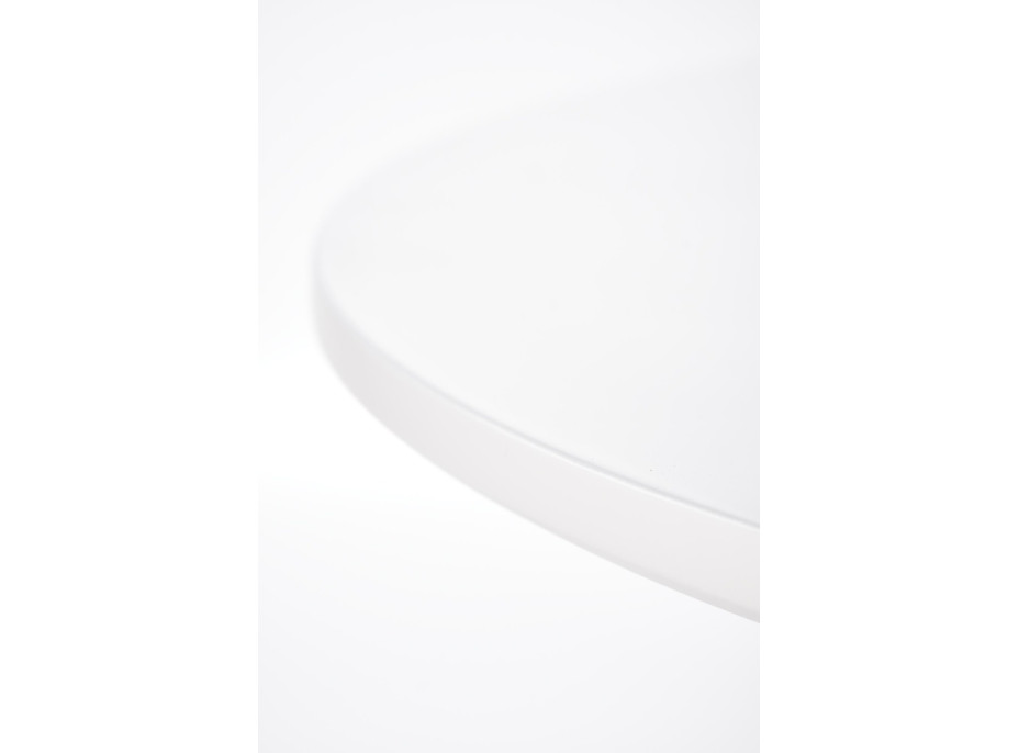Okrúhly jedálenský stôl FONDI - 80x75 cm - biely