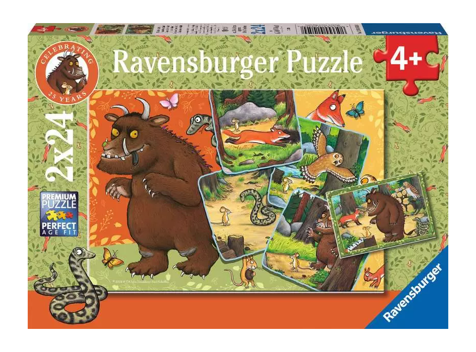 RAVENSBURGER Puzzle Gruffalo 2x24 dielikov