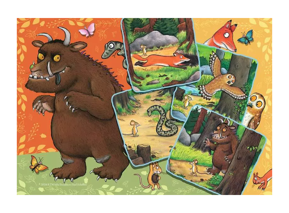 RAVENSBURGER Puzzle Gruffalo 2x24 dielikov