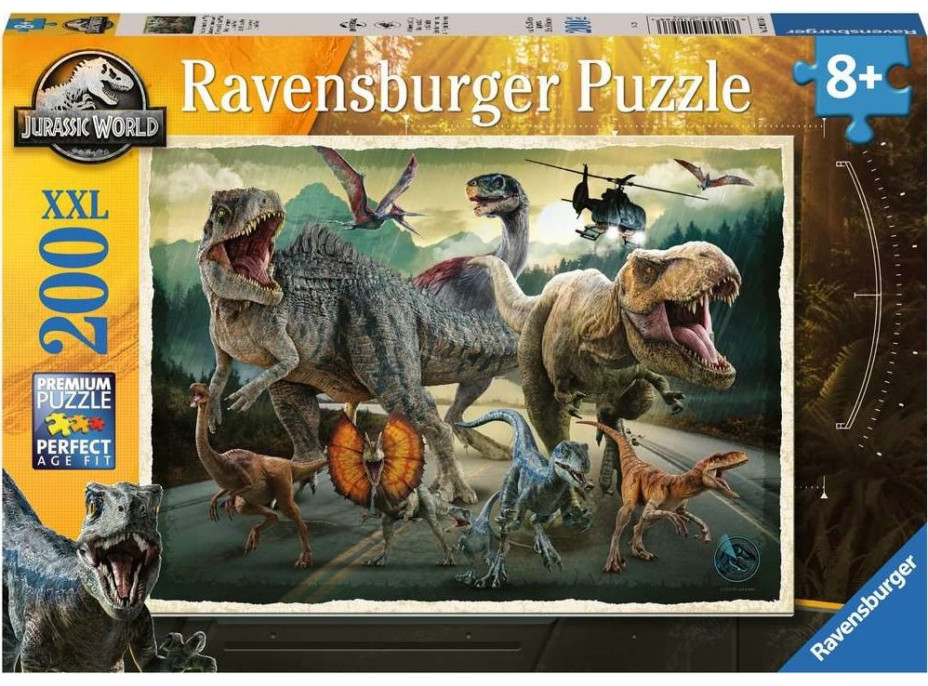 RAVENSBURGER Puzzle Jurský svet XXL 200 dielikov