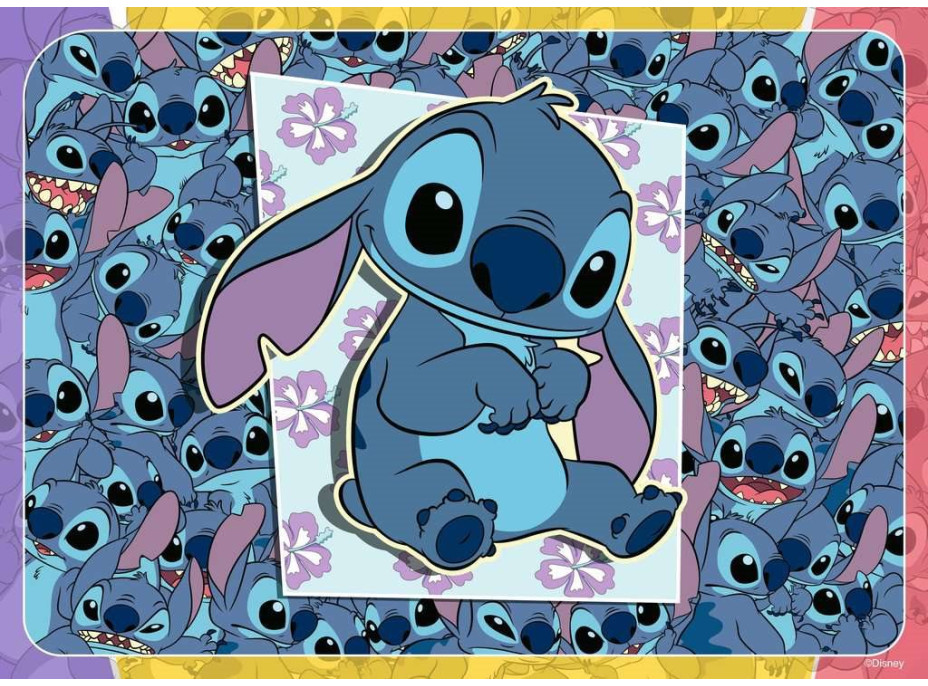 RAVENSBURGER Puzzle Lilo a Stitch 4x100 dielikov