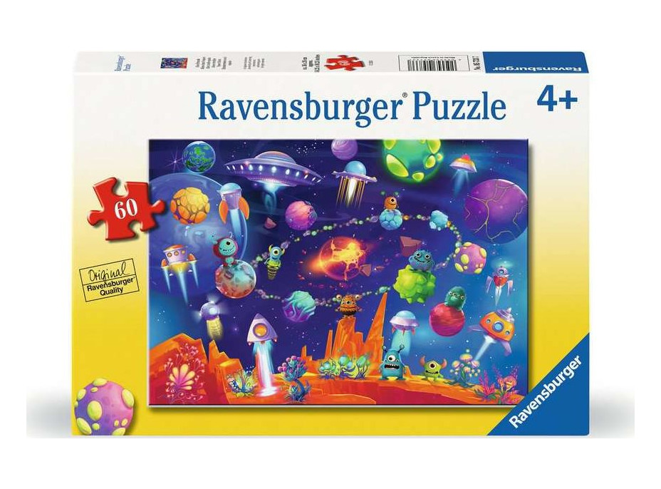 RAVENSBURGER Puzzle Mimozemšťania XL 60 dielikov