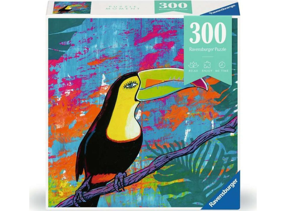 RAVENSBURGER Puzzle Moment: Magický tukan 300 dielikov