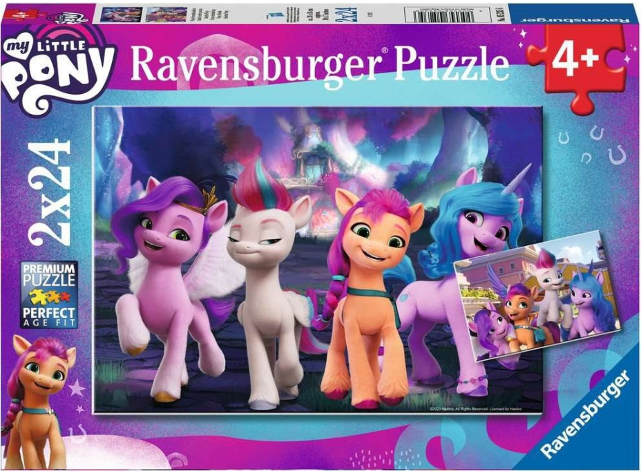 RAVENSBURGER Puzzle My Little Pony 2x24 dielikov