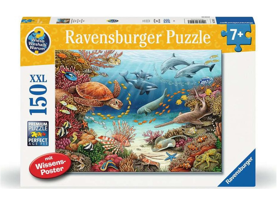 RAVENSBURGER Puzzle Podmorský život XXL 150 dielikov