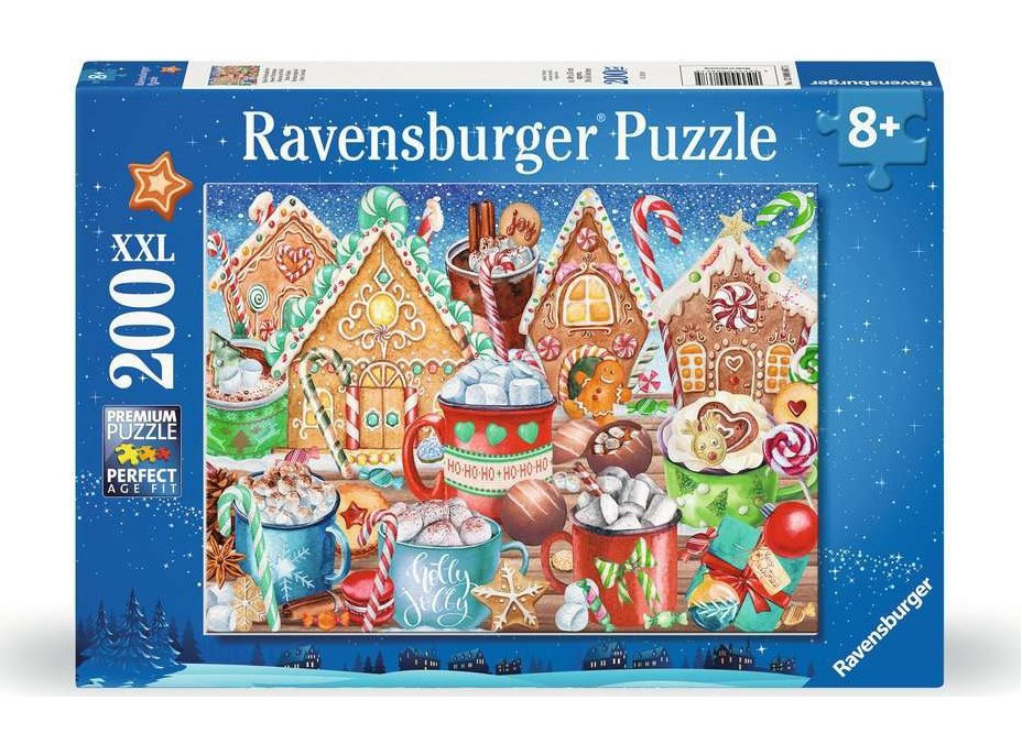 RAVENSBURGER Puzzle Sladké Vianoce XXL 200 dielikov