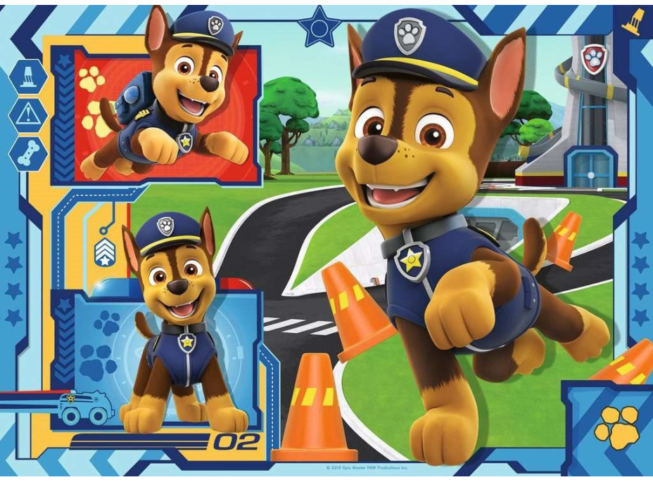 RAVENSBURGER Puzzle Tlapková patrola 4x42 dielikov