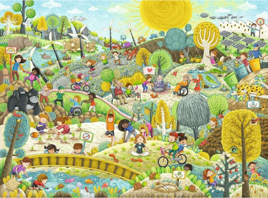 RAVENSBURGER Puzzle Udržateľnosť XXL 200 dielikov