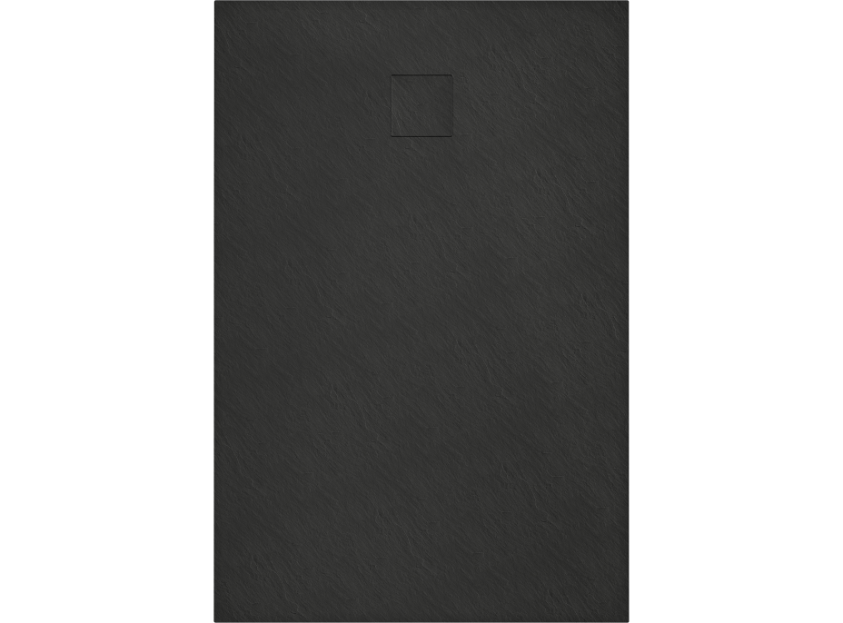 Sprchová SMC vanička MEXEN BERT 80x100 cm - čierna, 4K708010