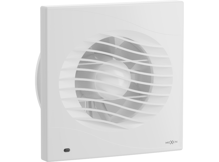 Kúpeľňový ventilátor MEXEN DXS 150 so spätnou klapkou - biely, W9603-150-00