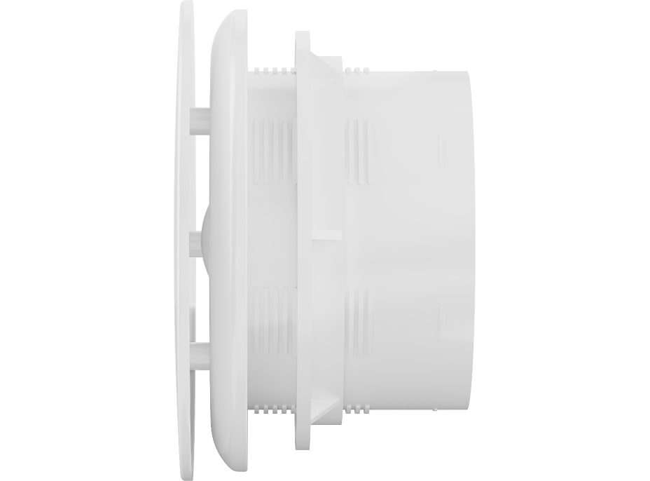 Kúpeľňový ventilátor MEXEN AXR 150 so spätnou klapkou a senzorom vlhkosti - biely, W9602-150H-00