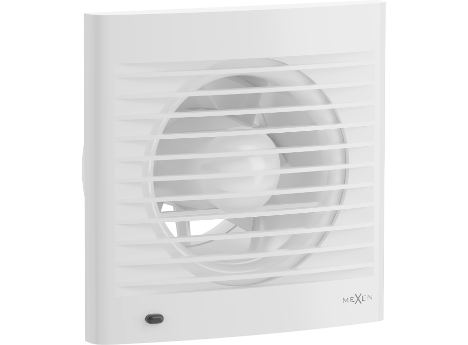 Kúpeľňový ventilátor MEXEN EXS 100 so spätnou klapkou - biely, W9604-100-00