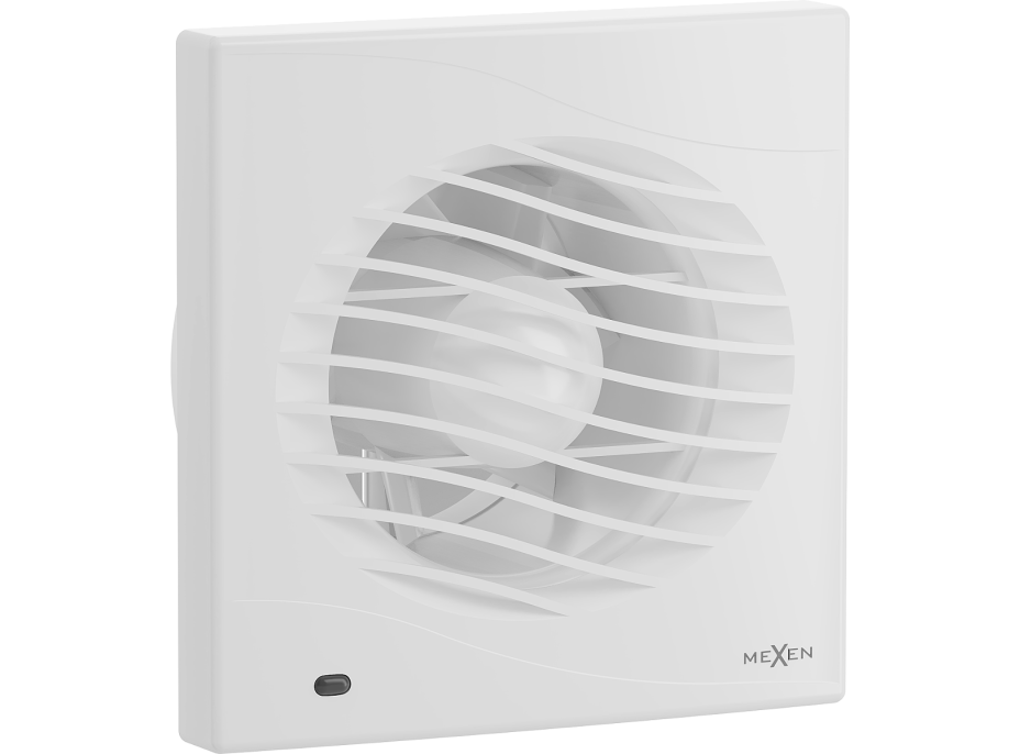 Kúpeľňový ventilátor MEXEN DXS 100 so spätnou klapkou - biely, W9603-100-00