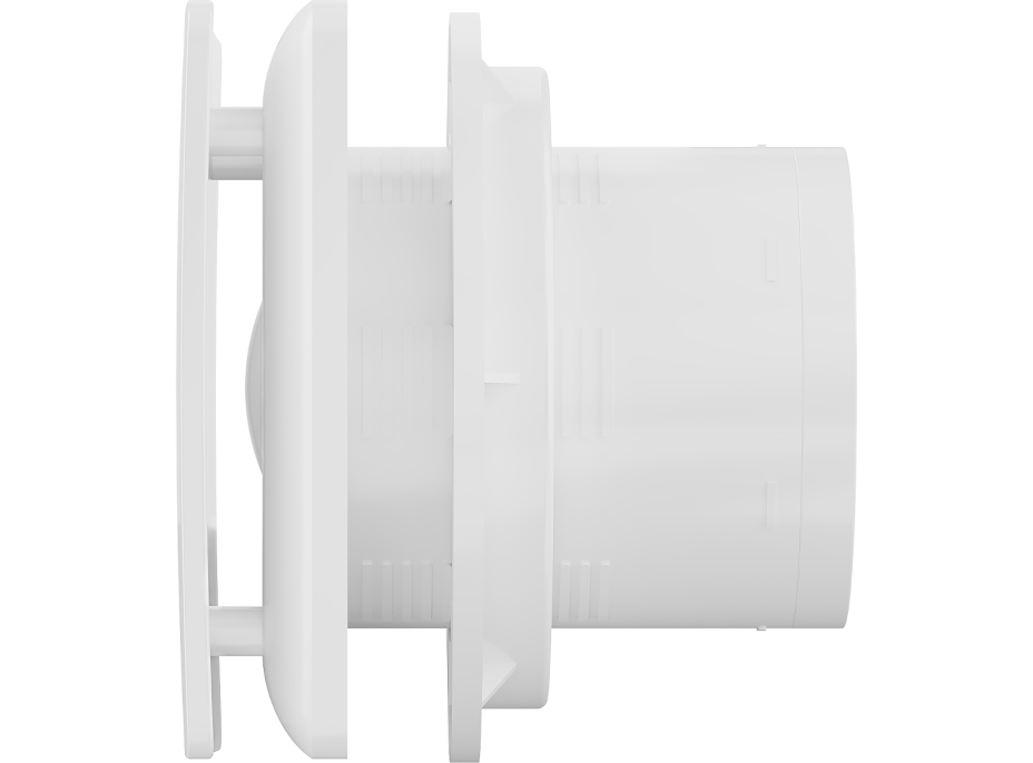 Kúpeľňový ventilátor MEXEN AXS 100 so spätnou klapkou a časovačom - biely, W9601-100T-00