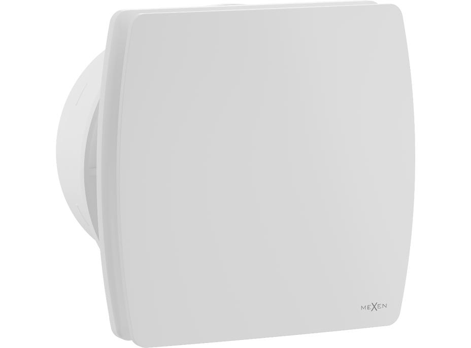 Kúpeľňový ventilátor MEXEN AXS 150 so spätnou klapkou a senzorom vlhkosti - biely, W9601-150H-00