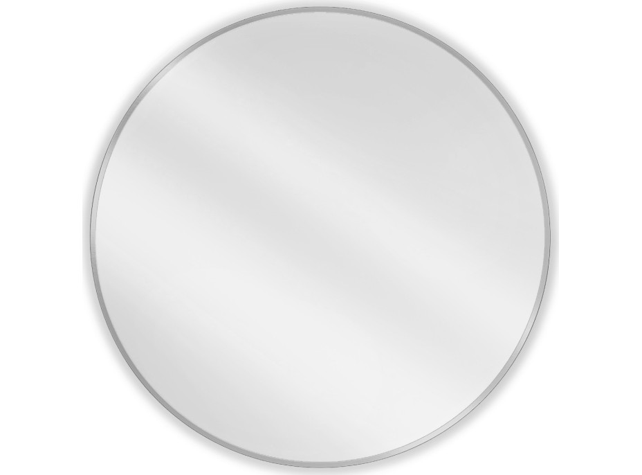Okrúhle zrkadlo MEXEN LOFT 100 cm - inox rám, 9850-100-100-000-10