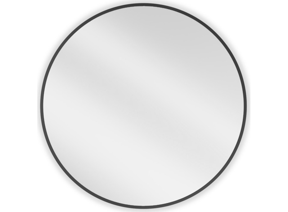Okrúhle zrkadlo MEXEN LOFT 70 cm - čierny rám, 9850-070-070-000-70
