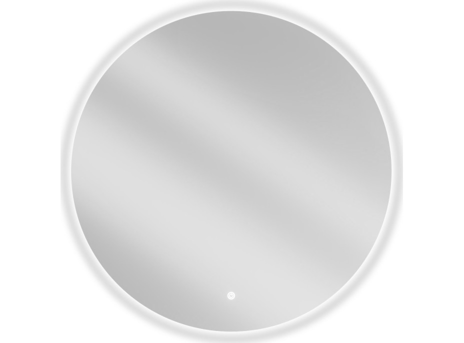 Okrúhle zrkadlo MEXEN ERG 80 cm - s LED podsvietením a vyhrievaním, 9823-080-080-611-00