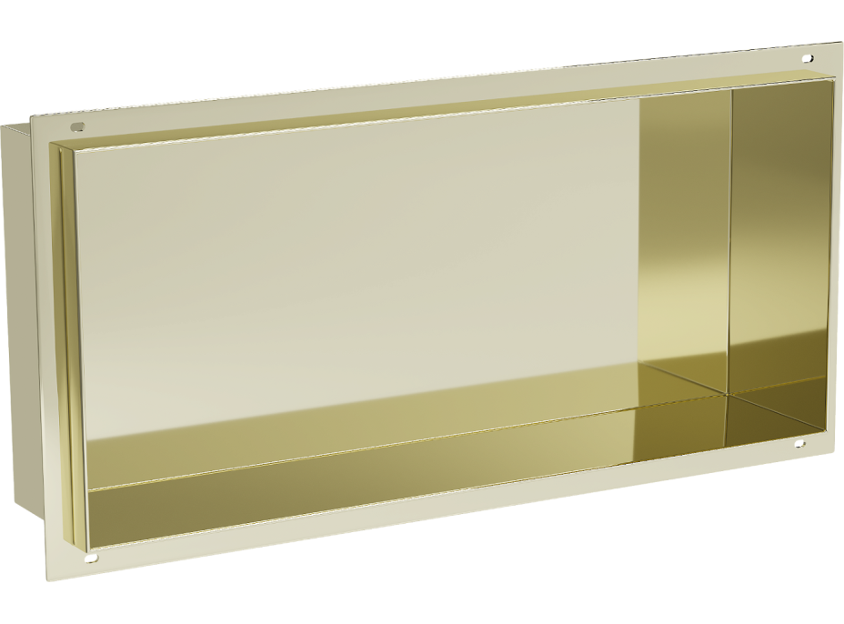 Zápustná polica pod omietku Mexen X-Wall-NR 45x20 cm - zlatá, 1951452010