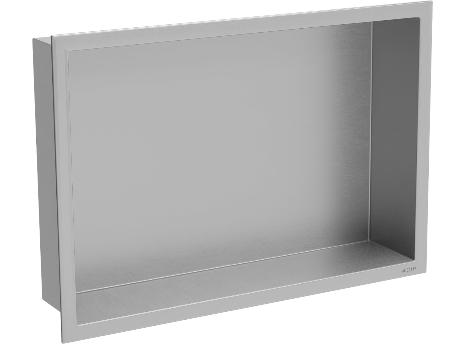 Zápustná polica do steny Mexen X-Wall-R 45x30 cm - inox, 1910453010
