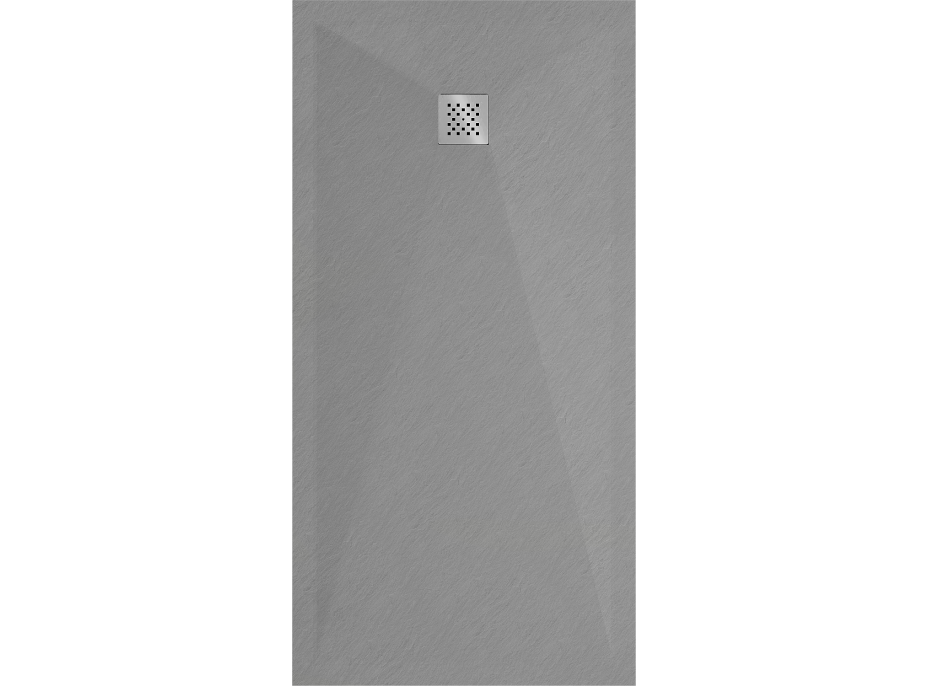 Sprchová vanička MEXEN STONE+ 90x180 cm - betónová šedá - minerálny kompozit, 44619018
