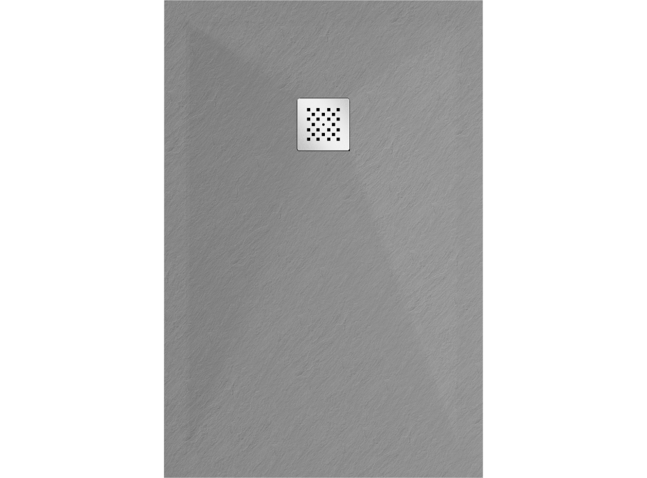 Sprchová vanička MEXEN STONE+ 80x110 cm - betónová šedá - minerálny kompozit, 44618011