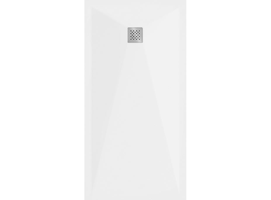 Sprchová vanička MEXEN STONE+ 100x160 cm - biela - minerálny kompozit, 44101016