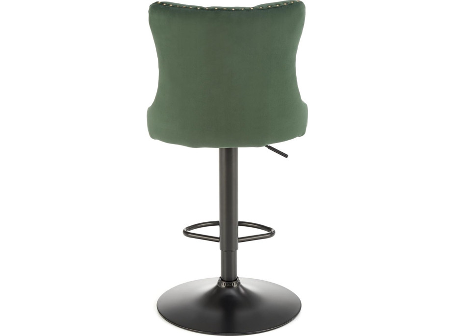 Barová stolička MARGOT - tmavo zelená