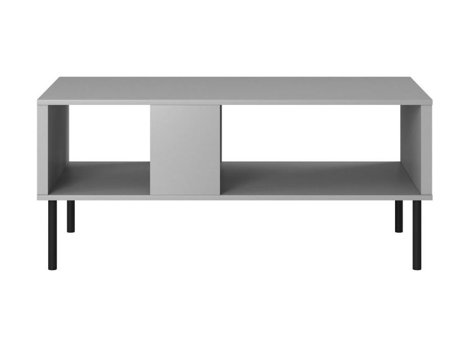 Konferenčný stolík ASENSIO - svetlo šedý/čierny