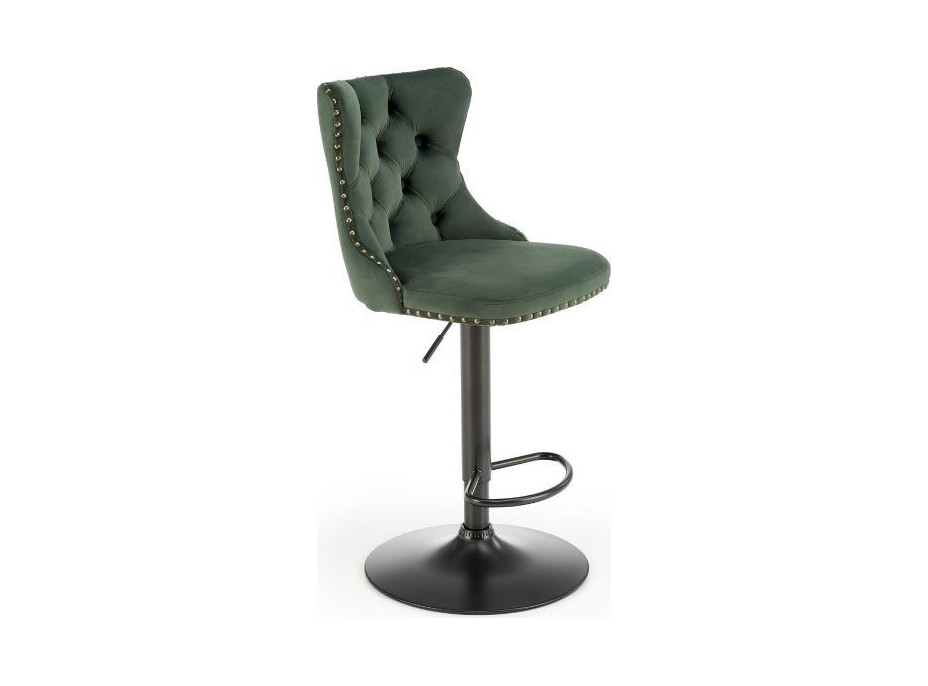 Barová stolička MARGOT - tmavo zelená