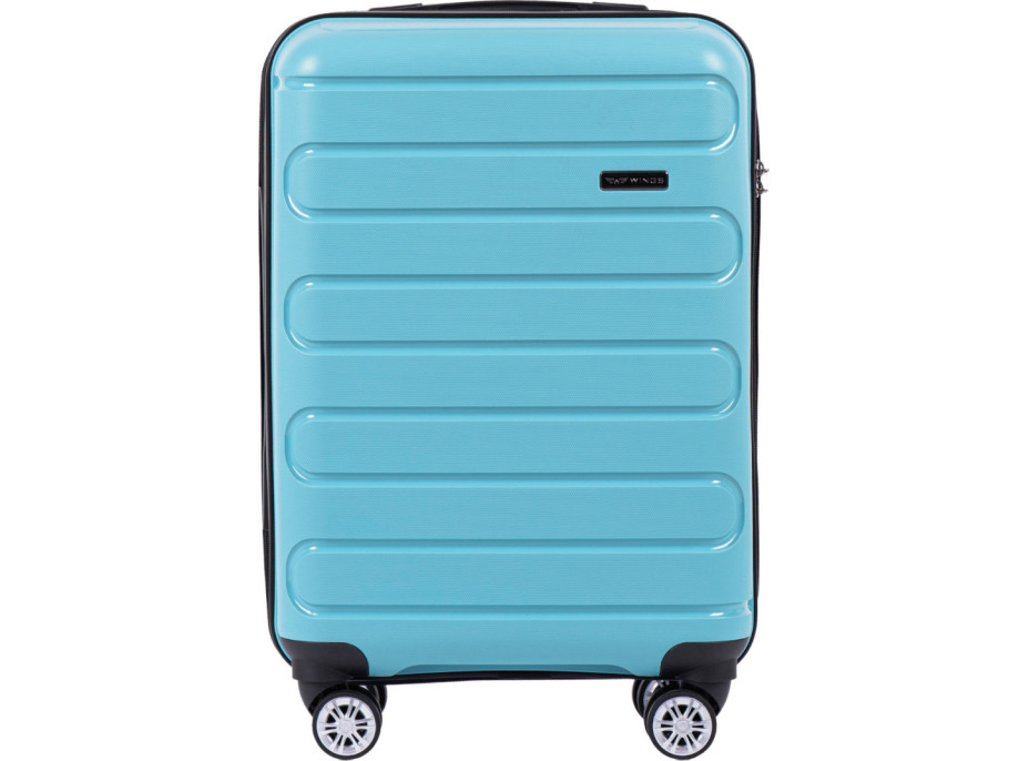 Moderný cestovný kufor BULK - vel. S - svetlo modrý - TSA zámok