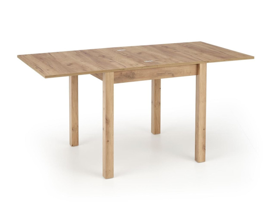 Jedálenský stôl CONOR - 80(160)x80x76 - rozkladací - dub craft