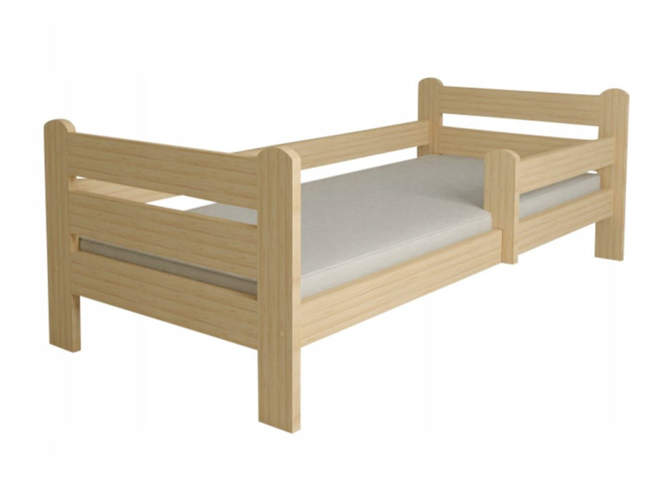 Detská posteľ z masívu borovice EDITA - 200x90 cm - prírodná