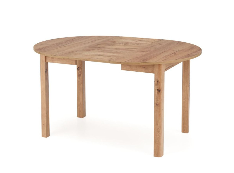 Jedálenský stôl RINO - 102(142)x102x76 cm - rozkladací - dub craft