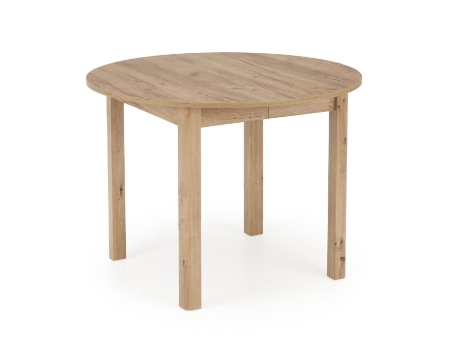 Jedálenský stôl RINO - 102(142)x102x76 cm - rozkladací - dub craft