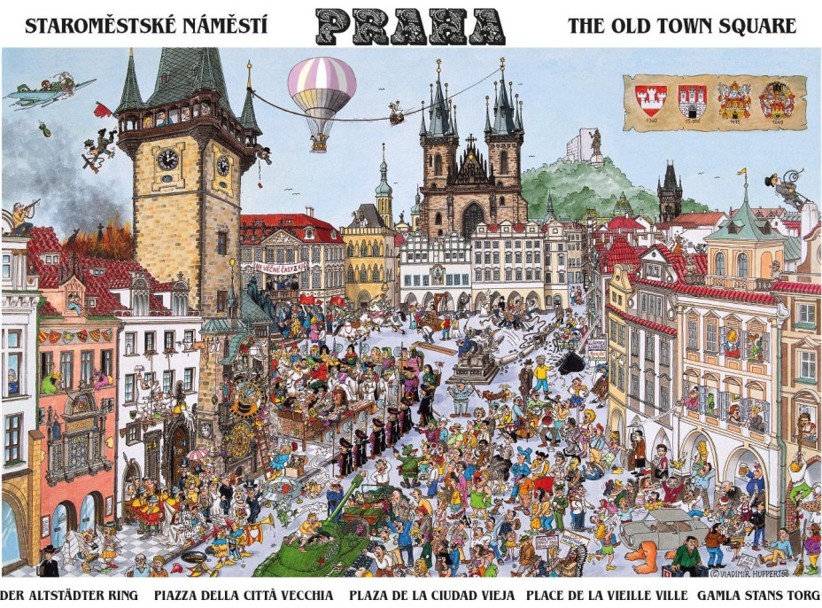 DINO Puzzle Staromestské námestie 1000 dielikov