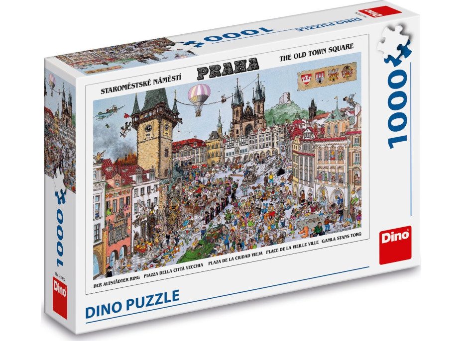 DINO Puzzle Staromestské námestie 1000 dielikov