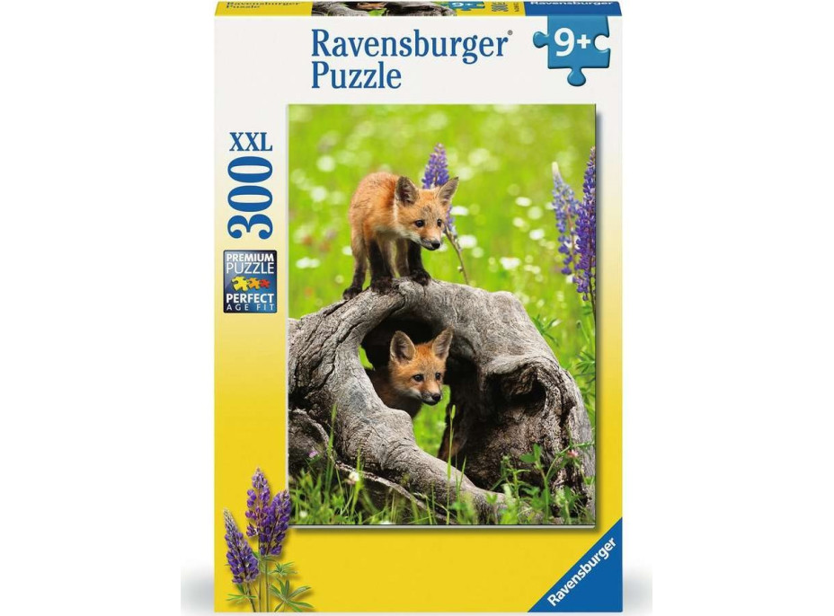 RAVENSBURGER Puzzle Zvedavé líšky XXL 300 dielikov