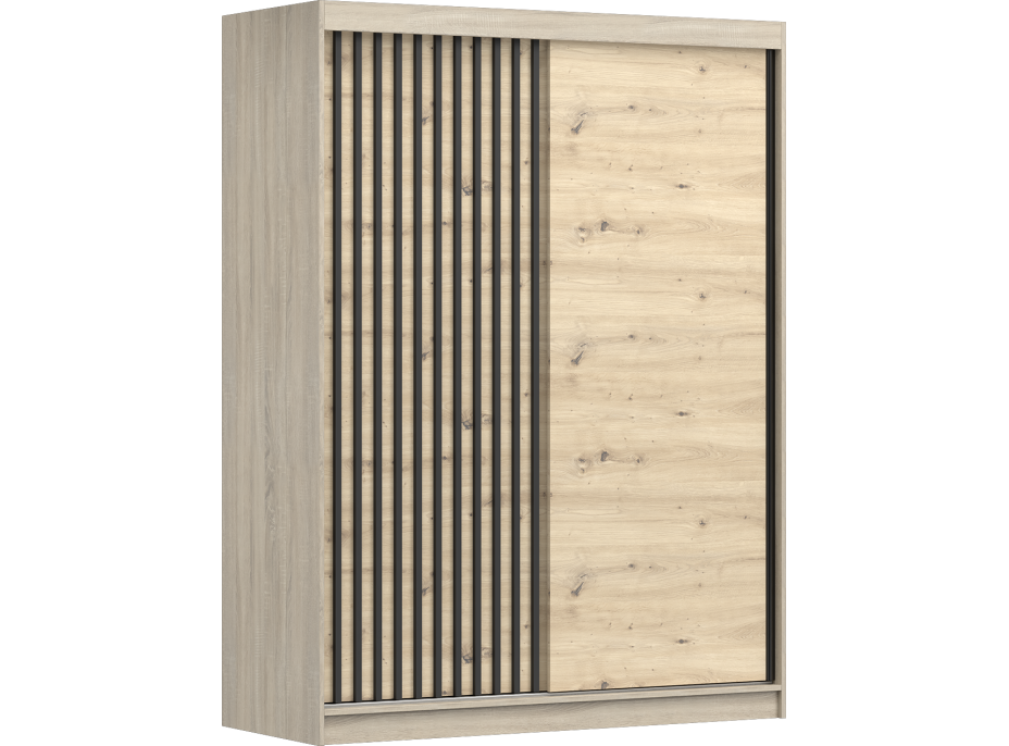 Šatníková skriňa VISION 10 - dub artisan - 150 cm (viac variant)