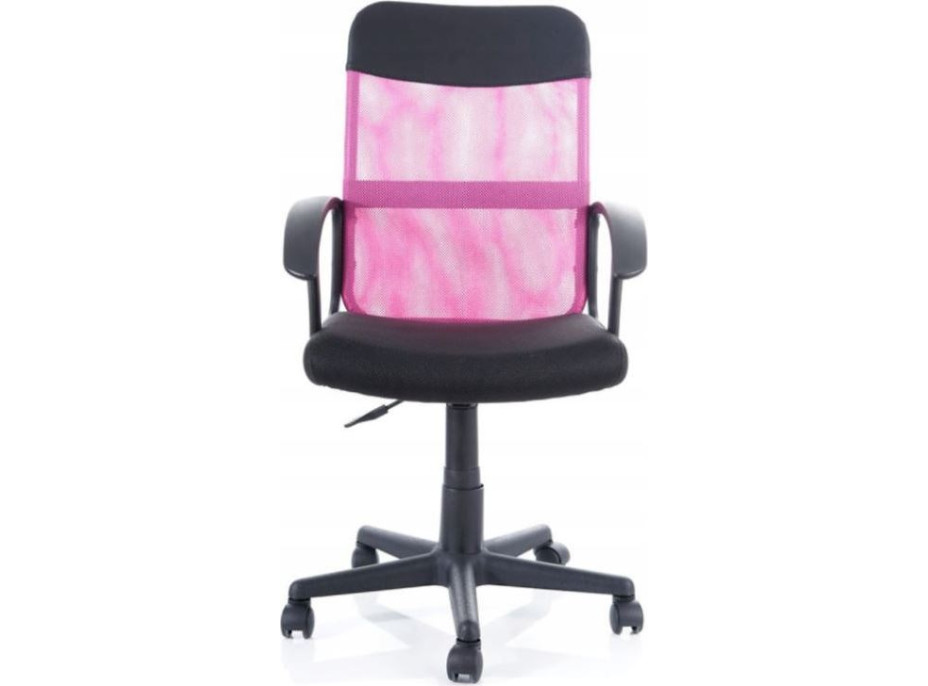 Kancelárska stolička MILA - ružová/čierna
