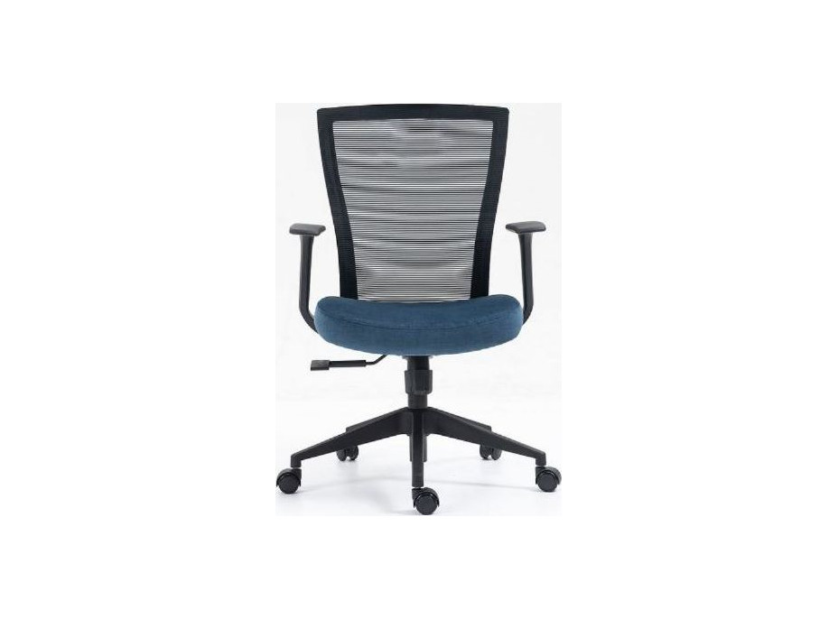 Kancelárska stolička WILLOW - čierna / modrá