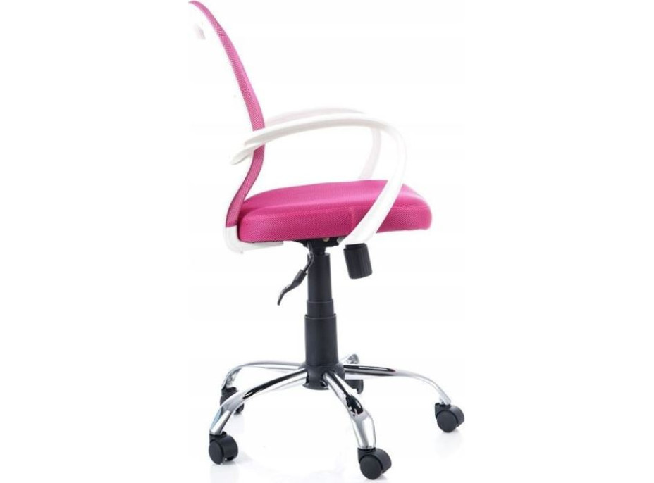 Detská otočná stolička DAISY - ružová