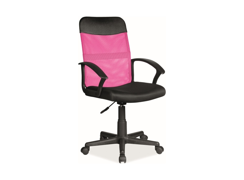 Kancelárska stolička MILA - ružová/čierna