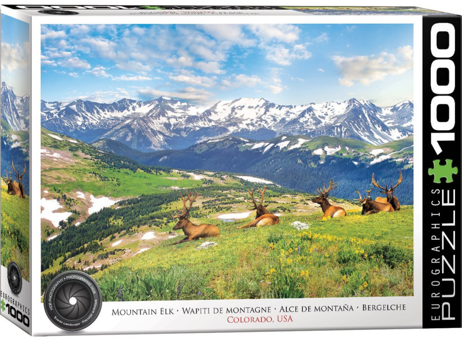 EUROGRAPHICS Puzzle Jelene v horách 1000 dielikov