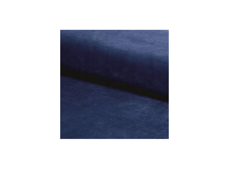 Jedálenské kresielko LILIA Velvet - tmavo modré / čierne