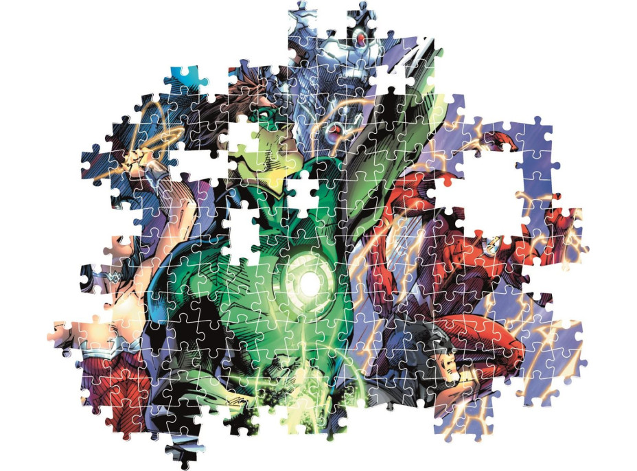 CLEMENTONI Puzzle DC Comics: Liga Spravodlivosti 500 dielikov