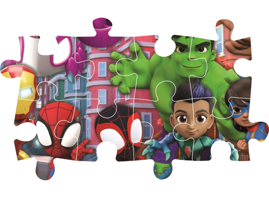 CLEMENTONI Puzzle Spidey a jeho úžasní priatelia MAXI 24 dielikov